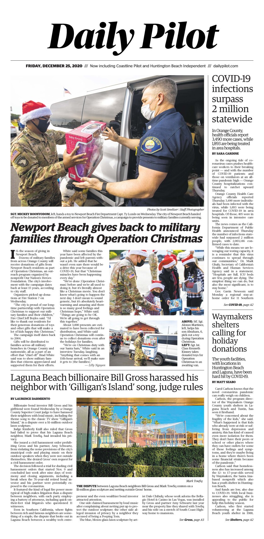 Daily Pilot e-Newspaper: Friday, Dec. 25, 2020 - Los Angeles Times Daily Pilot e-Newspaper: Friday, Dec. 25, 2020 - Los Angeles Times